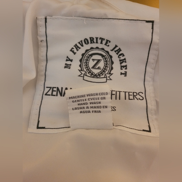 Zenana Outfitters My Favorite Jacket White Puffer sz S - Picture 11 of 13